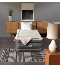 Materasso singolo gonfiabile intex "truaire comfort plush" marrone 99x191x46 cm - cod. 64032