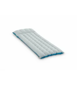 Materasso singolo gonfiabile intex "camping" grigio chiaro 67x184x17 cm - cod. 67997