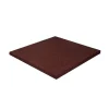 Mattonella da esterno antishock rossa, 400x400x25 mm