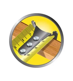 Metro flessibile micropowerlock con larghezza 19 mm - 5 metri.