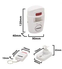 Mini allarme velam con rilevatore di presenza e 2 telecamere