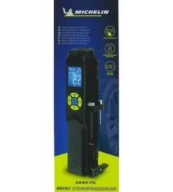 Mini compressore aria portatile a batteria michelin 7,4v