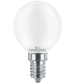 Mini lampadina led incanto saten globo 4w e14 6000k 470 lm