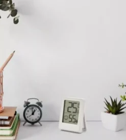 Mini stazione meteo digitale da interno velamp bianco