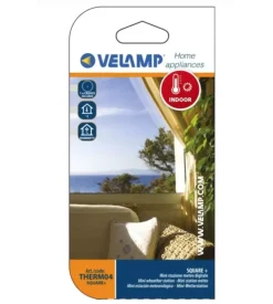 Mini stazione meteo digitale da interno velamp bianco