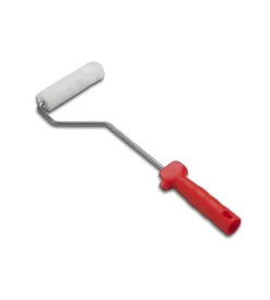 Minirullo poliestere bianco - manico corto polipro.