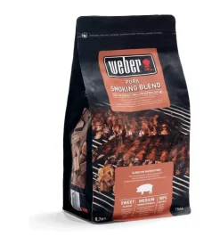 Miscela chips per carne di maiale weber per barbecue 700 gr