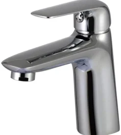 Miscelatore lavabo "livina" in ottone cromato, h14,8 cm