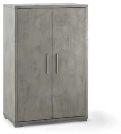 Mobile 2 ante cemento, 71x41x110 cm