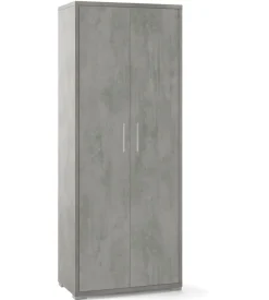 Mobile 2 ante  cemento, 71x182x41 cm