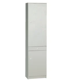 Mobile 2 ante e 1 cassetto bianco opaco, 46x183x34 cm