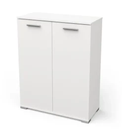 Mobile 2 ante "izzy" bianco opaco, 79,7x35,1x101,7 cm