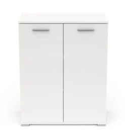 Mobile 2 ante "izzy" bianco opaco, 79,7x35,1x101,7 cm