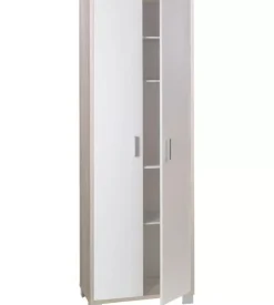 Mobile 2 ante olmo e bianco, 63x183x34 cm