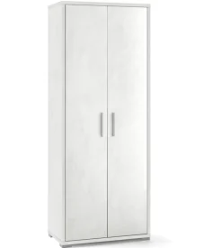 Mobile 2 ante ossido bianco, 71x182x41 cm