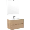 Mobile bagno "canaletto" rovere, 80 cm