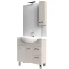 Mobile bagno "gaia" olmo bianco 81x34x87 cm