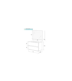 Mobile bagno sospeso 