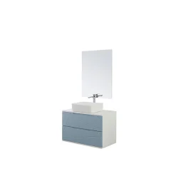 Mobile bagno sospeso "furore" azzurro, 90x46x58,5 cm