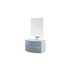 Mobile bagno sospeso "maiori" azzurro polvere, 91,5x51x50 cm