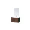 Mobile bagno sospeso "minori" ad onda verde, 91x51,5x50 cm