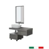 Mobile bagno sospeso "shelf"cemento con cassetti, 120x50x8 cm