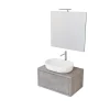Mobile bagno "tintoretto" cemento, 80 cm