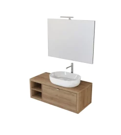 Mobile bagno "tintoretto" rovere, 110 cm