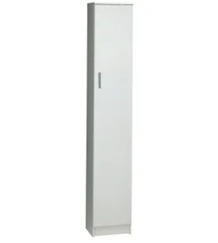 Mobile colonna bianco fiammato, 31x183x34 cm
