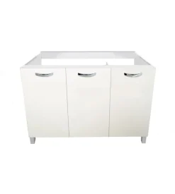 Mobile sottolavello 3 ante bianco - soft - 120 cm