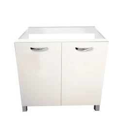 Mobile sottolavello 2 ante bianco - soft - 80 cm