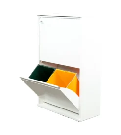 Mobileco legno 4 secchi 18 litri bianco