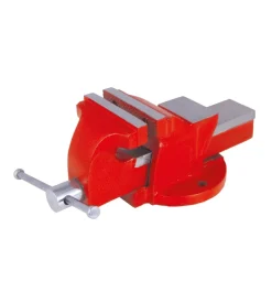 Morsa da banco fissa in ghisa sferoidale 80 mm.