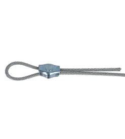 Morsetto simplex per funi ø 5 mm. in acciaio zincato zincato - 4 pz.
