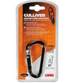 Moschettone antifurto nero "gulliver"  90599