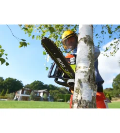 Motosega a batteria ryobi "rcs18x3050f" barra oregon 30 cm 18v, batteria 5ah inclusa