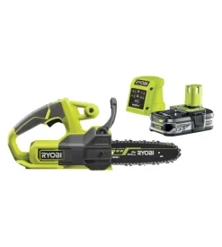 Motosega a batteria ryobi "ry18cs20a-125" barra 20 cm 18v batteria 2,5ah inclusa