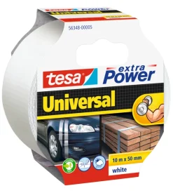 Nastro adesivo "extra power" colore bianco, 10 mt x 50 mm - tesa