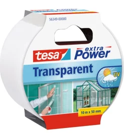 Nastro adesivo "extra power" trasparente, 10 mt x 50 mm - tesa