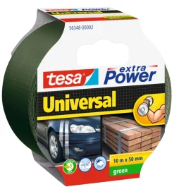 Nastro adesivo "extra power" colore verde, 10 mt x 50 mm - tesa