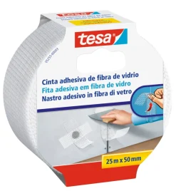 Nastro adesivo in fibra di vetro "fiberglass", 50 mm x 25 mt - tesa