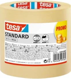 Nastro adesivo per mascheratura tesa "easy cover universal" in carta 50mmx50 mt 2 pezzi