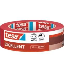 Nastro adesivo tesa "excellent" in carta con superficie liscia 50 mt x 30 mm