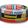 Nastro adesivo tesa "extra power" colore argento, 25 mt x 50 mm