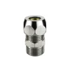 Niples doppio maschio - femmina 3/8" - 3/8" x 10 mm.