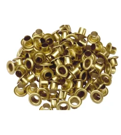 Occhielli ottone ø 5,0 mm. 100 pz.
