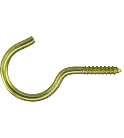 Occhioli aperti per legno ottone 3,3x50 mm. - 3 pz.