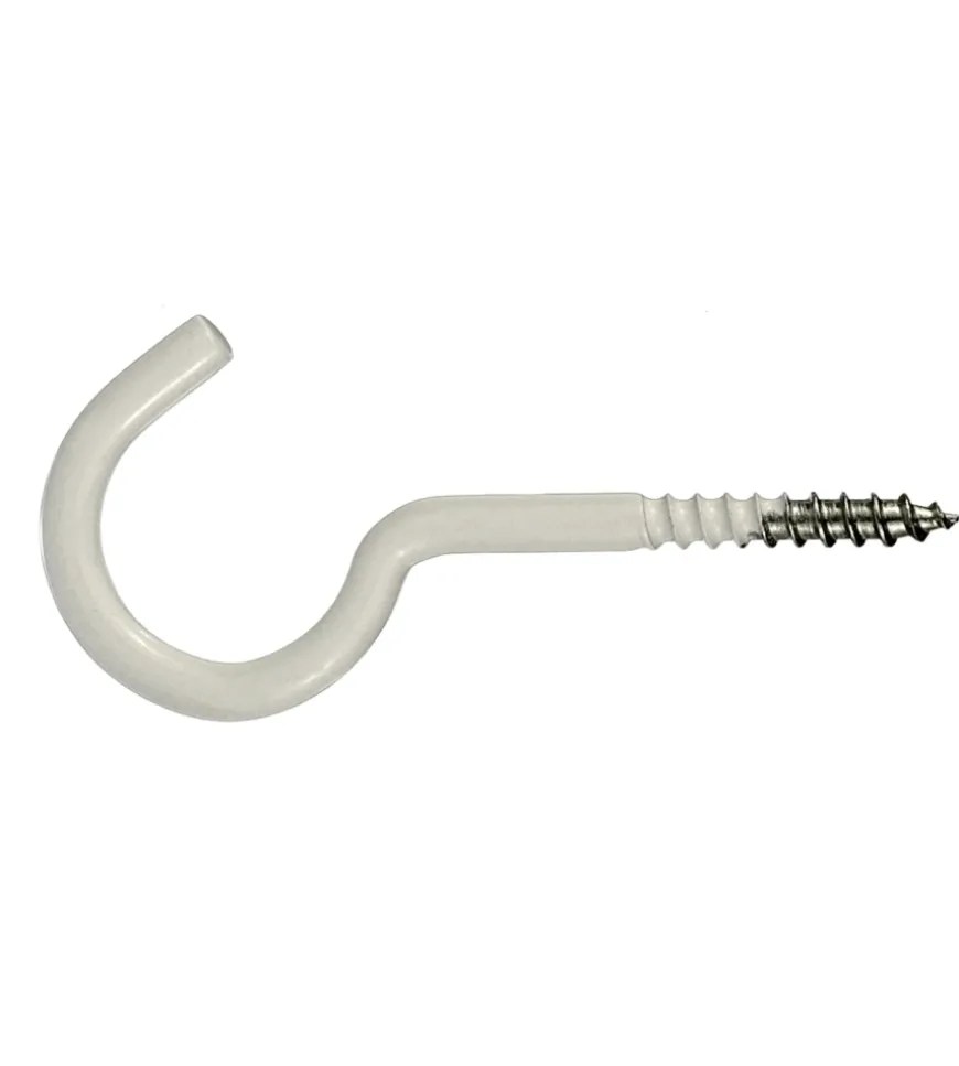 Occhioli aperti per legno plastificati 4,8x65 mm. - 4 pz.