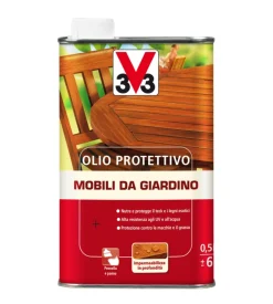 Olio protettivo mobili da giardino, colore miele - 0,5 litri