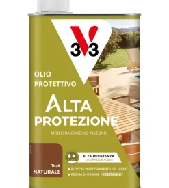Olio protettivo per mobili da giardino v33 teak, 500 ml